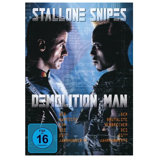 Demolition Man - Sylvester Stallone  Wesley Snipes DVD  *HIT*