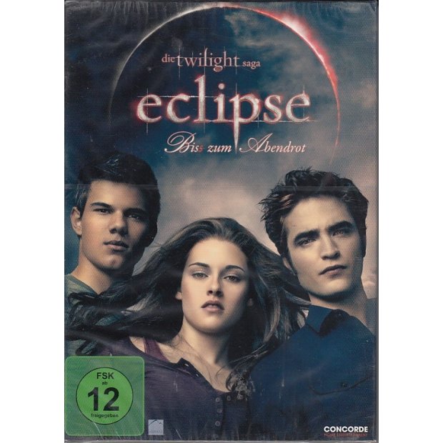 Twilight 3  - Eclipse - Biss zum Abendrot mit Tattoo-Beilage  - DVD/NEU/OVP