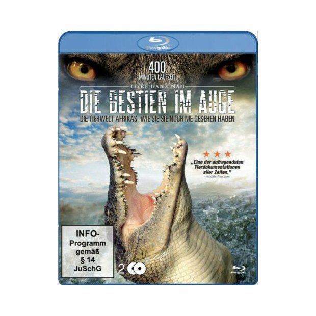 Die Bestien im Auge - Die Tierwelt Afrikas ...  2 Blu-rays/NEU/OVP