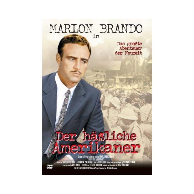 Der h&auml;&szlig;liche Amerikaner - Marlon Brando  DVD/NEU/OVP