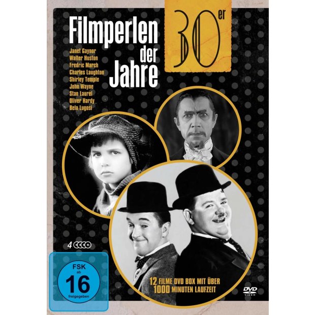 Filmperlen der 30er Jahre Box - 12 Filme  [4 DVDs] NEU/OVP