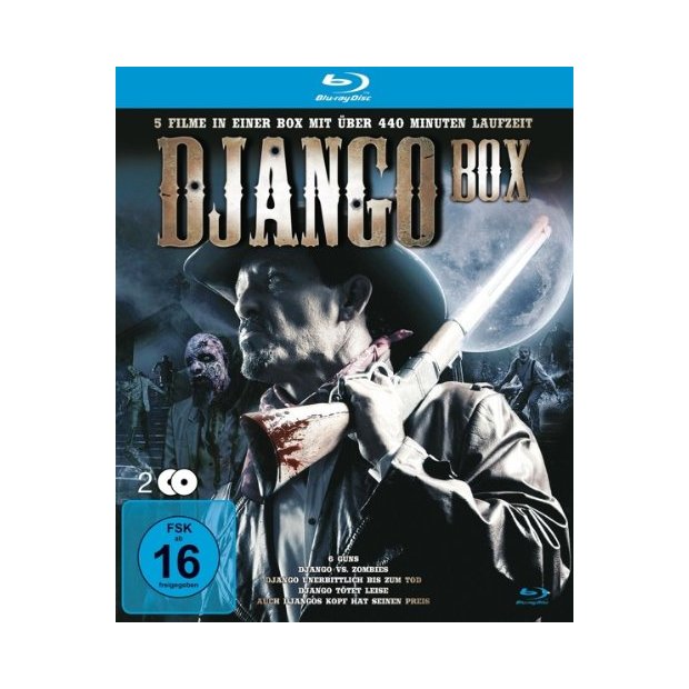 Django Box - 5 Filme  Blu-ray NEU OVP