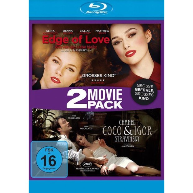 Edge of Love / Coco Chanel &amp; Igor Stravinsky - 2 Filme Blu-ray/NEU/OVP