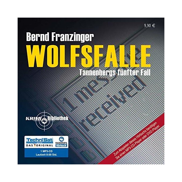 Wolfsfalle - Tannenbergs fünfter Fall- Hörbuch  CD/NEU/OVP