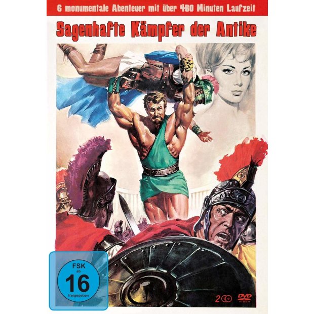 Sagenhafte Kämpfer der Antike - 6 Filme [2 DVDs] NEU/OVP