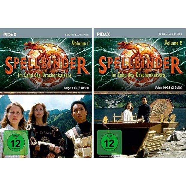 Spellbinder – Im Land des Drachenkaisers Vol 1+2 - Pidax   [4 DVDs] NEU/OVP