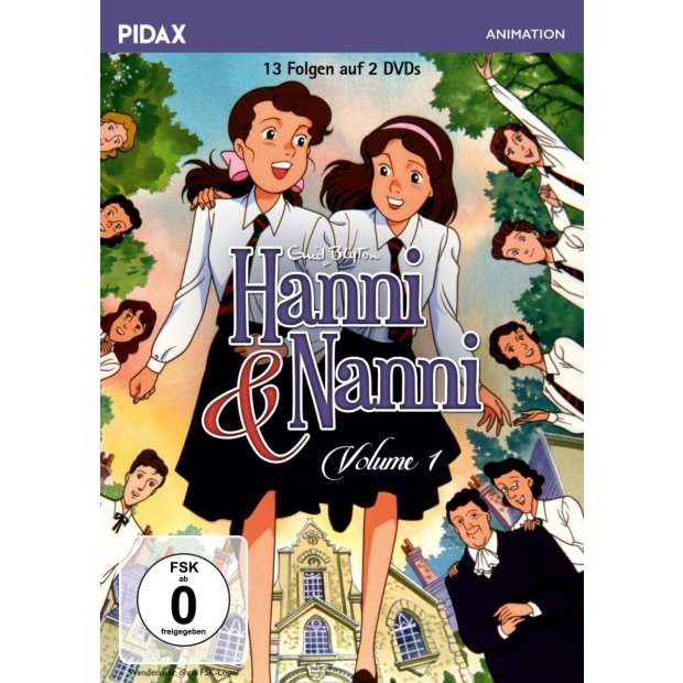Hanni und Nanni  Vol. 1 / 13 Folgen [Pidax] Animation  2 DVDs/NEU/OVP