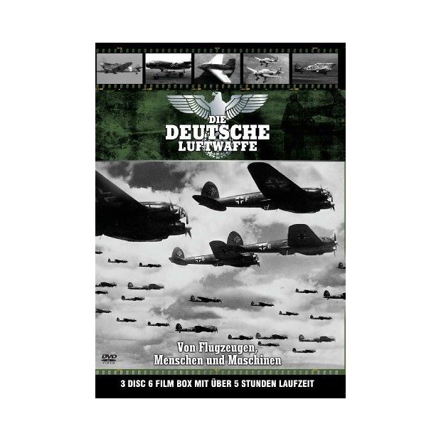 Von Flugzeugen, Menschen + Maschinen - Deutsche Luftwaffe  3 DVDs/NEU/OVP