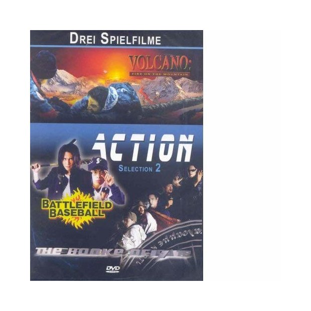 Action Selection 2 - Volcano / Battlefield Baseball / Book of fate  DVD/NEU/OVP
