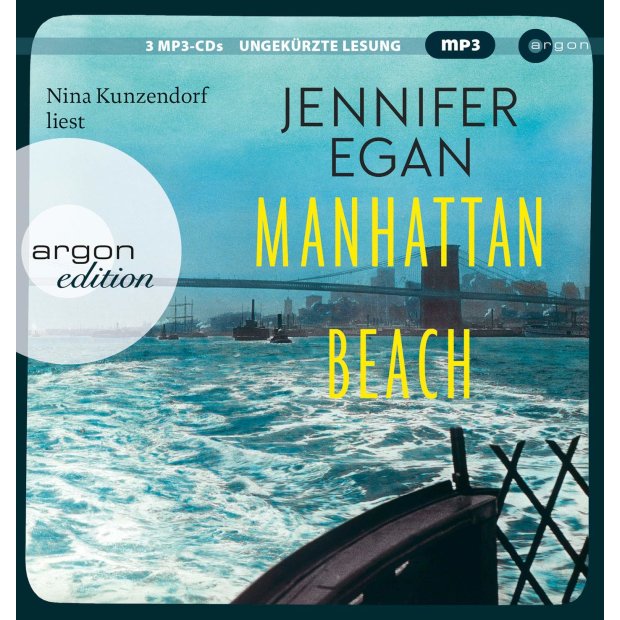 Jennifer Egan - Manhattan Beach - Hörbuch 3  x MP3 CDs/NEU/OVP