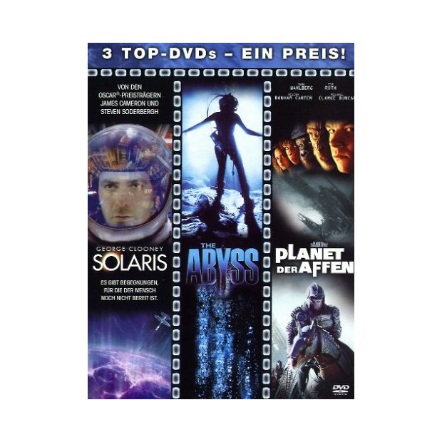 Solaris / The Abyss / Planet der Affen  [3 DVDs] NEU/OVP