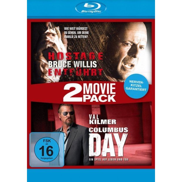 Hostage - Entführt / Columbus Day  Blu-ray/NEU/OVP