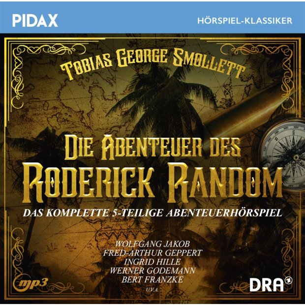 Die Abenteuer des Roderick Random - Pidax Hörspiel MP3  CD/NEU/OVP
