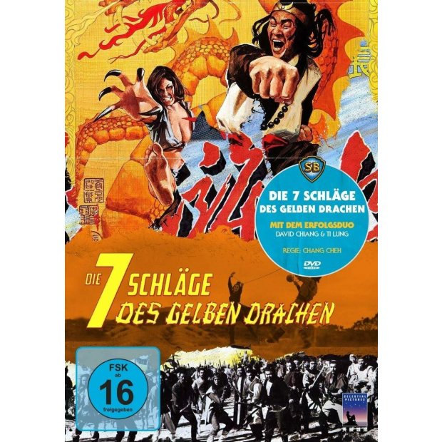 Die 7 Schläge des gelben Drachen  (Shaw Brothers)  DVD/NEU/OVP