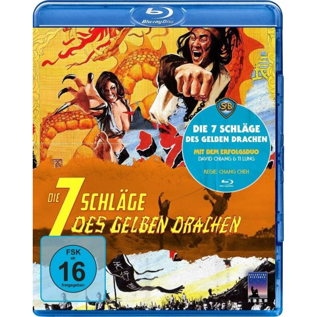 Die 7 Schläge des gelben Drachen  (Shaw Brothers)  Blu-ray/NEU/OVP