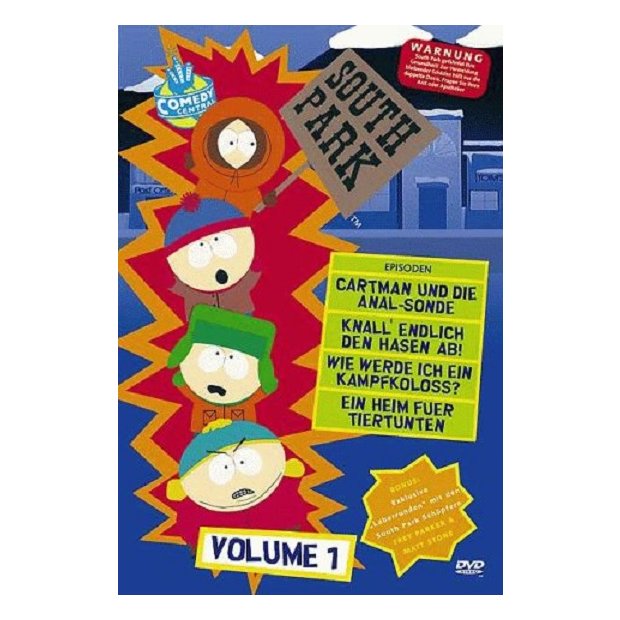 South Park Volume 1 - Staffel 1 - 4 Episoden  DVD  *HIT* Neuwertig