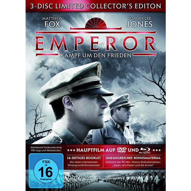 Emperor - Kampf um den Frieden - Mediabook [Blu-ray + 2 DVDs] NEU/OVP