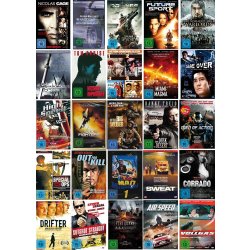 Paket mit 39  Actionfilmen auf 28 DVDs/NEU/OVP  #205