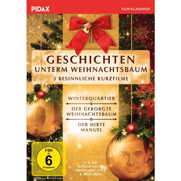 Geschichten unterm Weihnachtsbaum / 3 Weihnachtskurzfilme [Pidax]  DVD/NEU/OVP