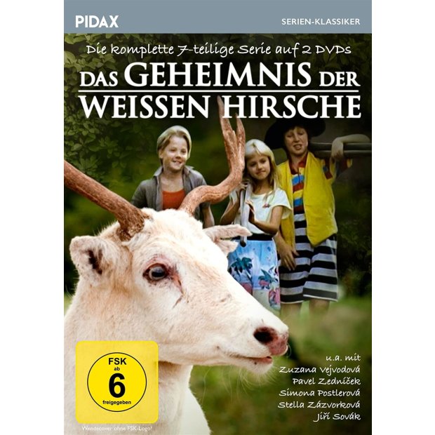 Das Geheimnis der weißen Hirsche  Komplette 7-teiligeSerie [Pidax]  DVD/NEU/OVP