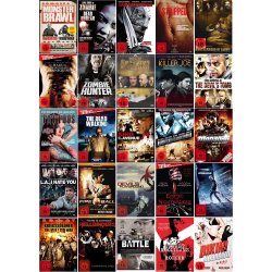 FSK 18 Paket 2 - 25 Filme auf 25 DVDs/NEU/OVP