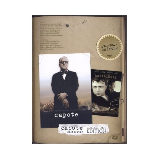 Capote / Kaltblütig [Collectors Edition]  2 DVDs/NEU/OVP