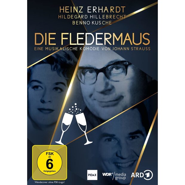 Die Fledermaus / Musikalische Komödie von Johann Strauß [Pidax]  DVD/NEU/OVP