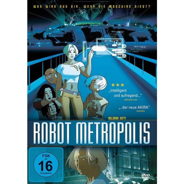 Robot Metropolis - Belgrad 2074 - Trickfilm FSK 16  DVD/NEU/OVP