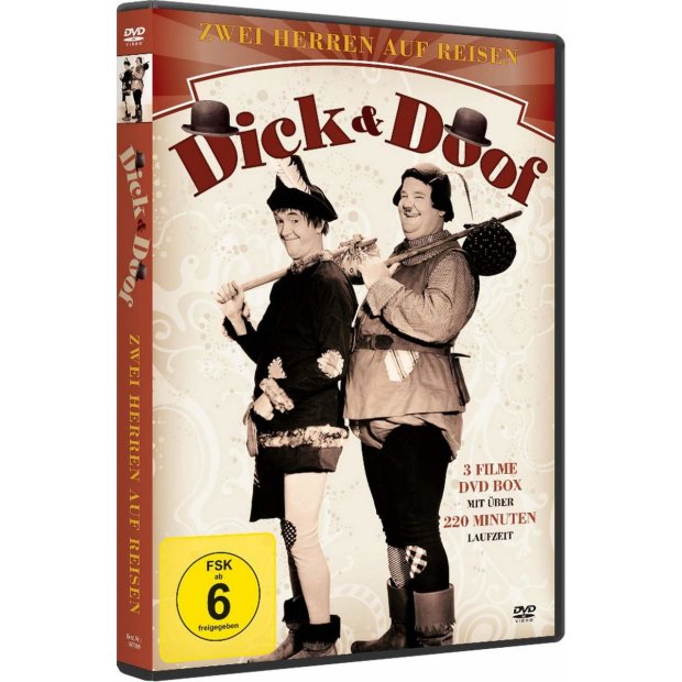 Dick und Doof - Zwei Herren auf Reisen - 3 Filme  DVD/NEU/OVP
