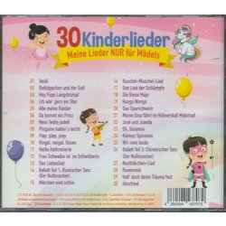 30 Kinderlieder - Meine Lieder nur f&uuml;r M&auml;dels...