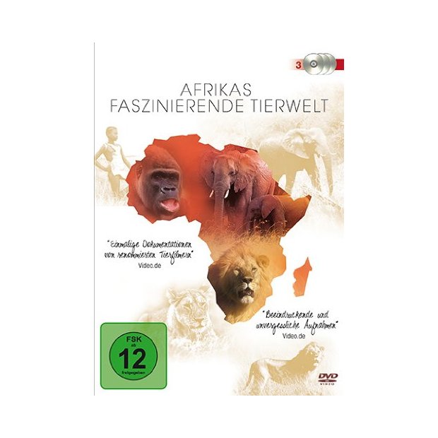 Afrikas faszinierende Tierwelt  3 DVDs/NEU/OVP