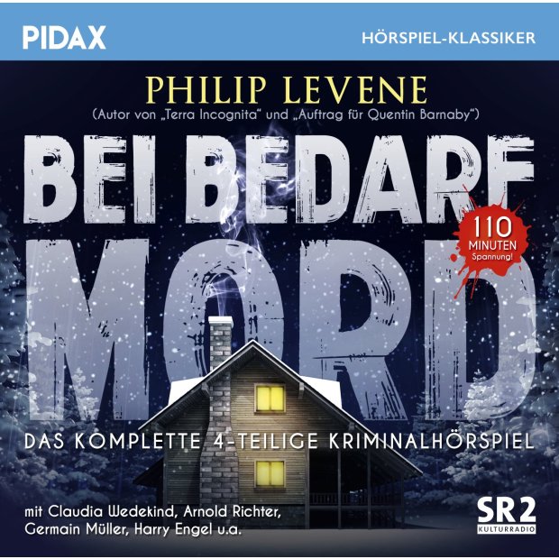 Bei Bedarf Mord - 4-teiliges Krimi Hörspiel (Pidax Klassiker)  MP3 CD/NEU