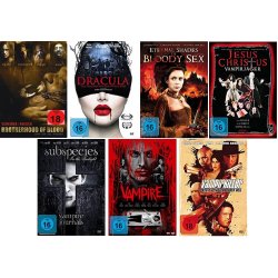 Paket mit 7 Vampirfilmen auf 7 DVDs/NEU/OVP FSK18 #218