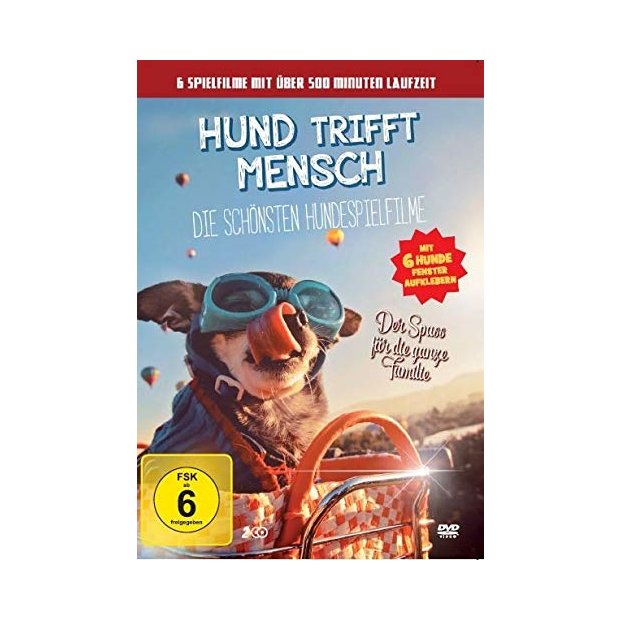 Hund trifft Mensch - Die schönsten 6 Hundespielfilme  2 DVDs/NEU/OVP