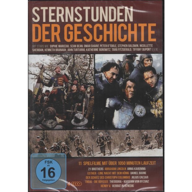 Sternstunden der Geschichte - 11 Filme  4 DVDs/NEU/OVP