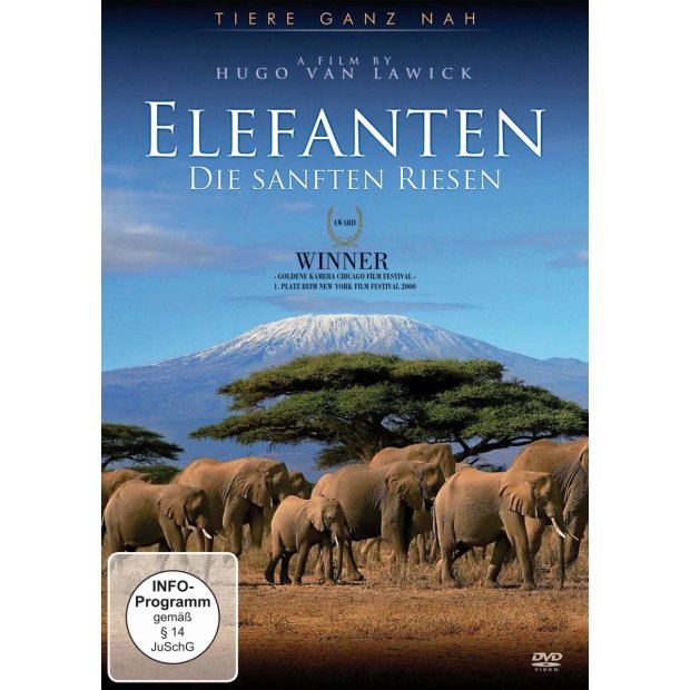 Elefanten - Die sanften Riesen - Hugo van Lawick  DVD/NEU/OVP