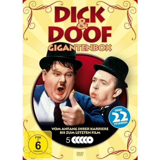 DICK & DOOF - GIGANTENBOX - Amaray - 22 Stunden [5 DVDs] NEU/OVP