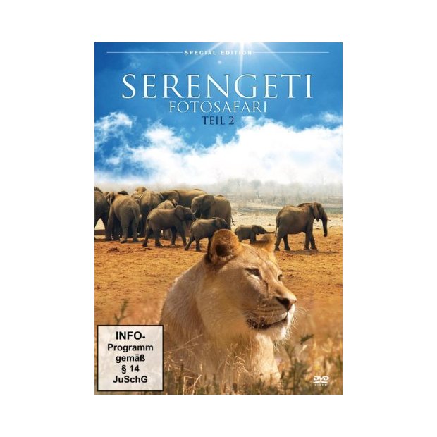 Serengeti - Fotosafari, Teil 2 [Special Edition]  DVD/NEU/OVP
