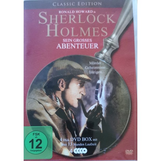 Sherlock Holmes - Sein grosses Abenteuer  4 DVDs/NEU/OVP