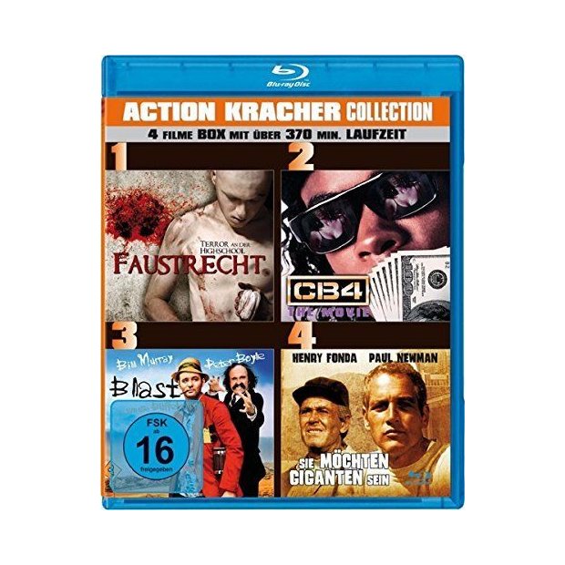 Action Kracher Collection - 4 Filme  Blu-ray/NEU/OVP