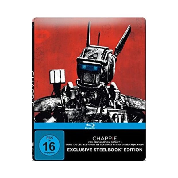 Chappie (2015) - Limited Edition Steelbook  2 Blu-rays/NEU/OVP