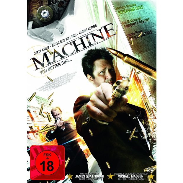 Machine - You better run - Michael Madsen  DVD/NEU/OVP FSK 18