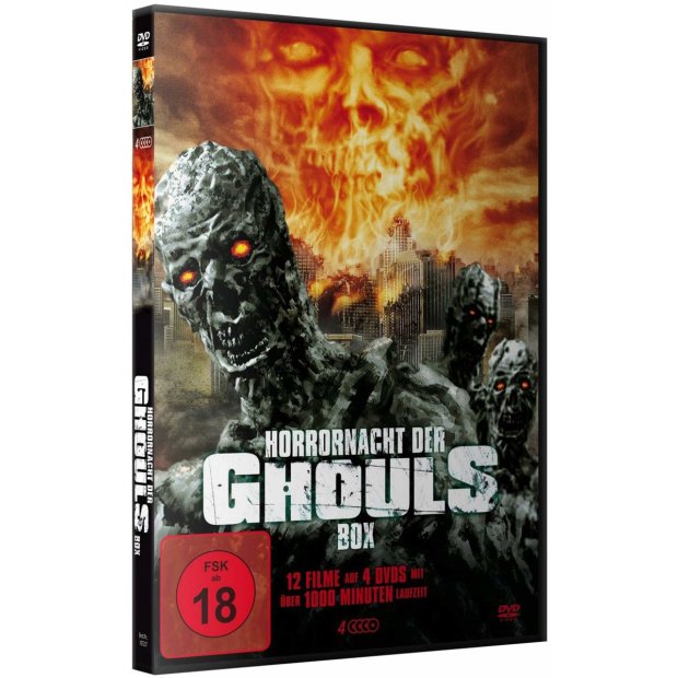 Horrornacht der Ghouls Box - 12 Horrorfilme  4 DVD/NEU/OVP FSK 18