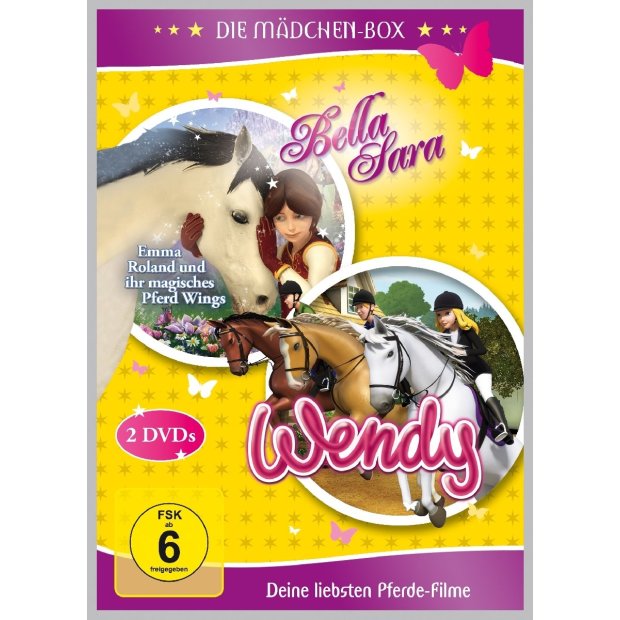 Mädchen-Box: Bella Sara / Wendy - Deine liebsten Pferde-Filme  2 DVDs/NEU/OVP