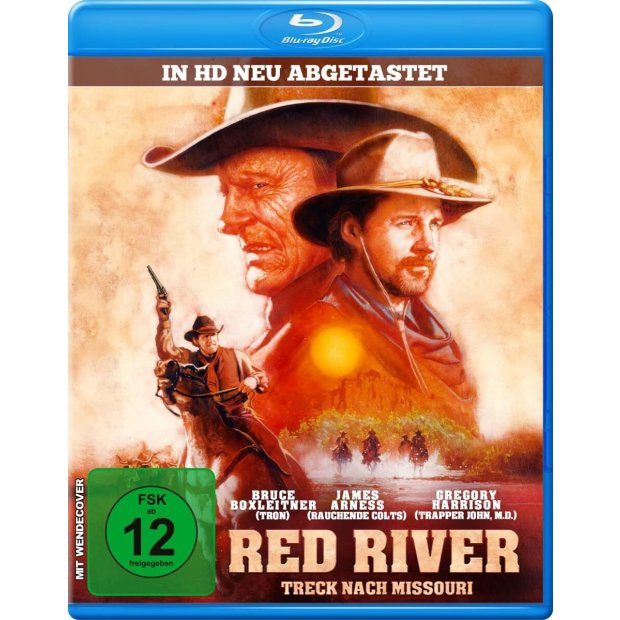 RED RIVER - Treck nach Missouri - James Arness  Blu-ray/NEU/OVP