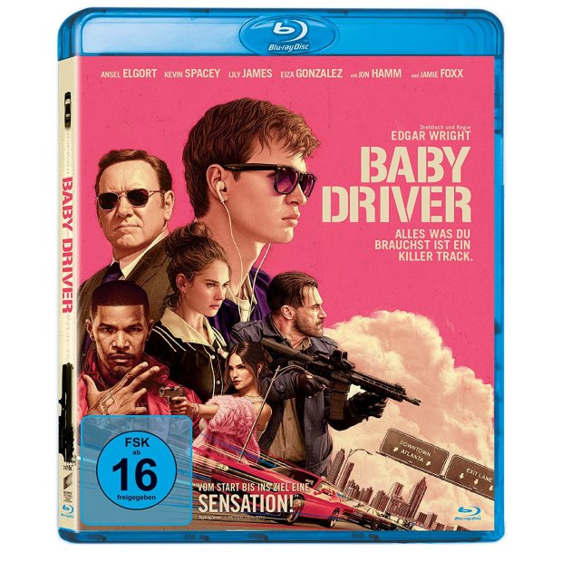 Baby Driver - Kevin Spacey  Jamie Foxx  Blu-ray  *HIT* Neuwertig