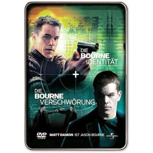 Die Bourne Identit&auml;t &amp; Die Bourne Verschw&ouml;rung - Matt Damon Steel 2 DVD&acute;s *HIT*