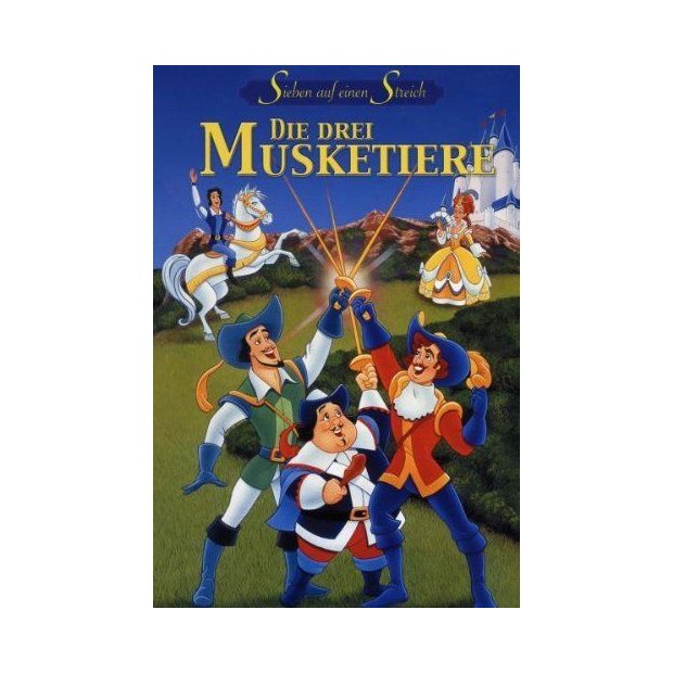 Die drei Musketiere - Sieben auf einen Streich Trickfilm  DVD/NEU/OVP