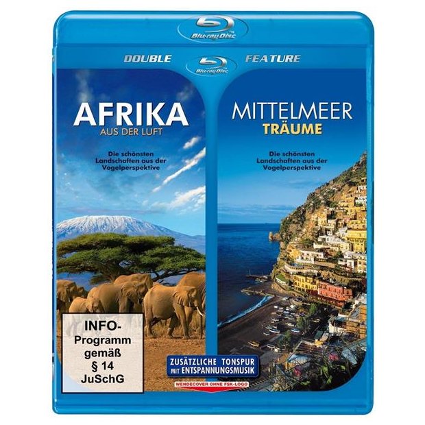 Afrika aus der Luft &amp; Mittelmeer-Tr&auml;ume - 2 Blu-rays/NEU/OVP
