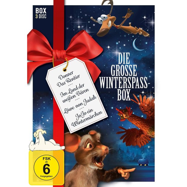 Die gro&szlig;e Winterspa&szlig;-Box - 4 Filme  3 DVDs/NEU/OVP